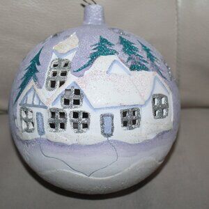 Absolutely Beautiful Christmas Ornament Tea Light